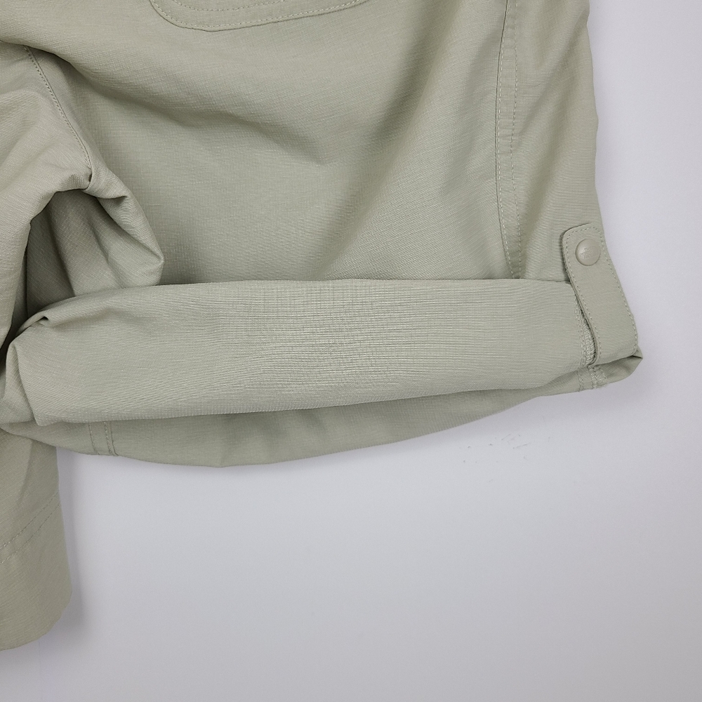 The North Face women's cream lightweight Convertible hem hiking shorts Sz 8 - Picture 5 of 10